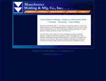 Tablet Screenshot of manchestermolding.com